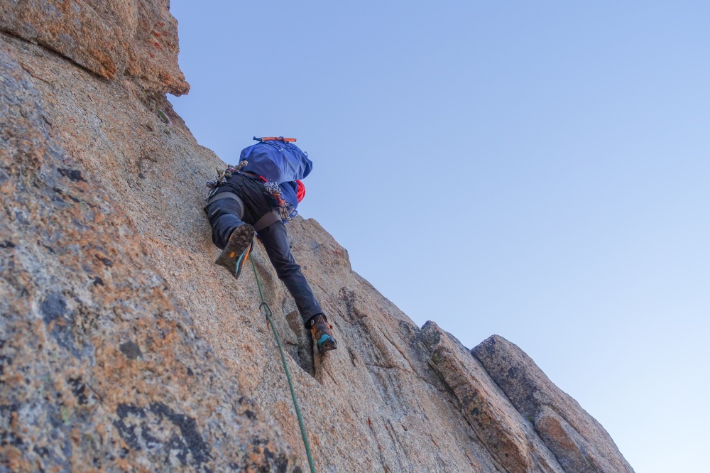 Grand Darray, arête SE