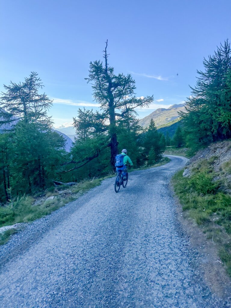 retour à vélo